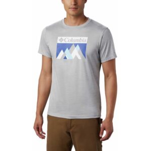 Columbia Zero Rules Graphic Short Sleeve T-shirt Gris L Hombre