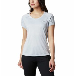 Columbia Zero Rules Short Sleeve T-shirt Gris S Mujer