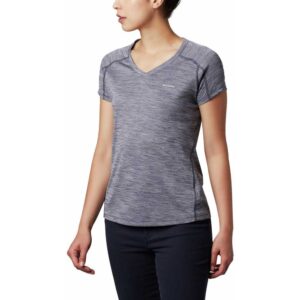 Columbia Zero Rules Short Sleeve T-shirt Azul M Mujer