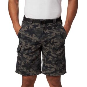 Columbia Silver Ridge Printed Cargo Shorts Negro 30 / 12 Hombre