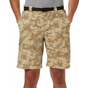 Columbia Silver Ridge Printed Cargo Shorts Beige,Verde 30 / 12 Hombre