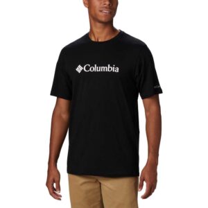 Columbia Csc Basic Logo Short Sleeve T-shirt Negro L Hombre
