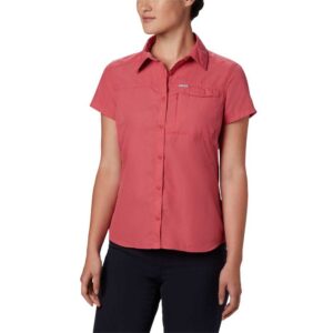 Columbia Silver Ridge 2.0 Short Sleeve Shirt Rosa M Mujer