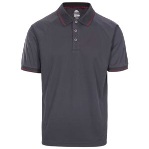 Trespass Bonington Short Sleeve Polo Shirt Gris L Hombre