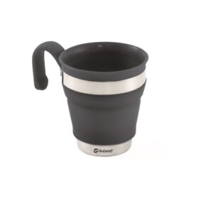 Outwell Collaps Mug Negro,Plateado