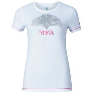 Odlo Signo Lo Short Sleeve T-shirt Blanco L Mujer
