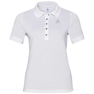 Odlo Georgia Rt Short Sleeve Polo Shirt Blanco XS Mujer