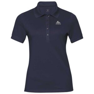 Odlo Georgia Rt Short Sleeve Polo Shirt Negro M Mujer