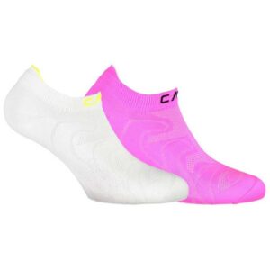Cmp 3i96874 Ultralight Pa Socks 2 Pairs Blanco,Rosa EU 25-27 Niño