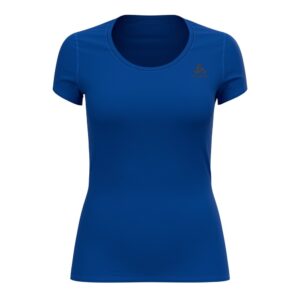 Odlo Active F-dry Light Short Sleeve Base Layer Azul XL Mujer