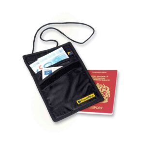 Travel Blue Rfid Blocking Slimline Neck Wallet Negro