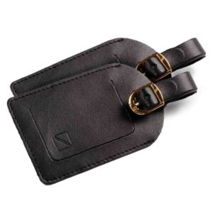 Travel Blue Leatherette Luggage Name Tag Pack Of 2 Negro