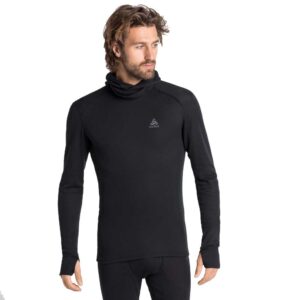 Odlo Active Warm Eco Long Sleeve Base Layer With Facemask Negro XL Hombre