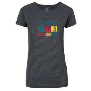 Kilpi Giacinto Short Sleeve T-shirt Negro 34 Mujer
