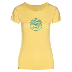 Kilpi Guilin Short Sleeve T-shirt Amarillo 38 Mujer
