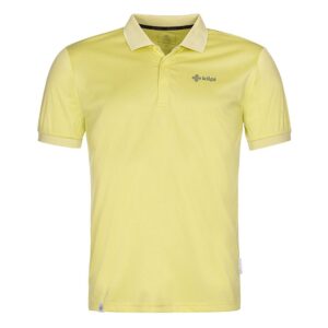 Kilpi Collar Short Sleeve Polo Shirt Amarillo S Hombre