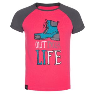 Kilpi Moped Short Sleeve T-shirt Rosa 10-11 Years