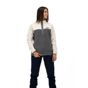 Columbia Benton Springs Fleece Beige,Gris M Mujer
