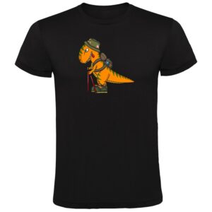 Kruskis Dino Trek Short Sleeve T-shirt Negro 3XL Hombre