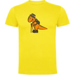 Kruskis Dino Trek Short Sleeve T-shirt Amarillo L Hombre