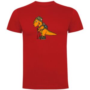 Kruskis Dino Trek Short Sleeve T-shirt Rojo S Hombre
