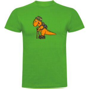 Kruskis Dino Trek Short Sleeve T-shirt Verde M Hombre
