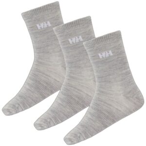 Helly Hansen Wool Basic 3 Pairs Gris EU 26-28 Niño