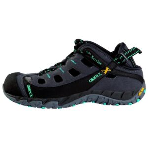 Oriocx Herce Sandals Negro,Gris EU 39 Mujer