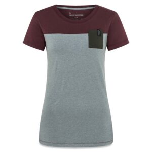 Black Diamond Campus Short Sleeve T-shirt Azul M Mujer