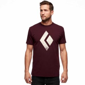 Black Diamond Chalked Up Short Sleeve T-shirt Rojo XL Hombre