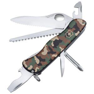 Victorinox Trailmaster One Hand Verde,Plateado