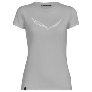 Salewa Solidlogo Dri-release Short Sleeve T-shirt Gris 2XS Mujer