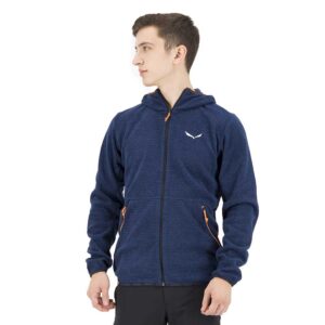 Salewa Nuvolo Polarlite Hooded Fleece Azul L Hombre