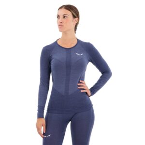 Salewa Zebru Responsive Base Layer Azul L Mujer