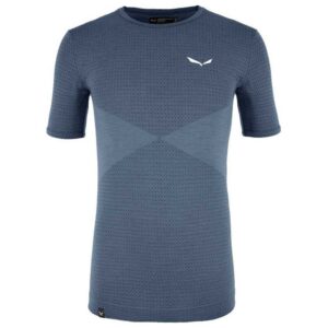 Salewa Zebru Responsive Short Sleeve T-shirt Azul M Hombre