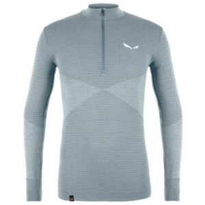 Salewa Zebru Responsive Long Sleeve T-shirt Azul S Hombre