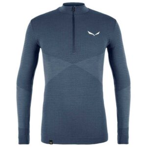 Salewa Zebru Responsive Long Sleeve T-shirt Azul S Hombre