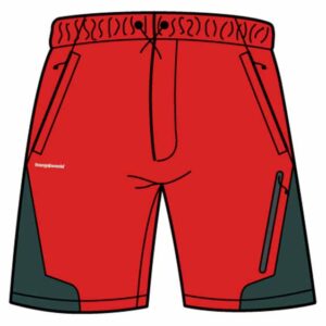 Trangoworld Odiel Fi Shorts Pants Verde,Rojo 8 Years Niño