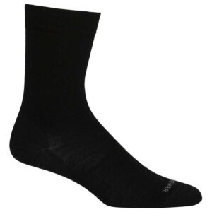 Icebreaker Lifestyle Fine Gauge Crew Merino Socks Negro EU 40-43 Mujer