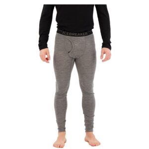 Icebreaker 197 Oasis Fly Merino Leggings Gris S Hombre