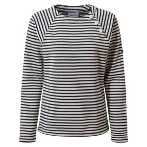 Craghoppers Neela Crew Neck Sweater Blanco,Negro 8 Mujer