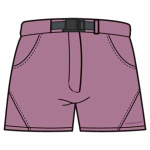 Trangoworld Keva Shorts Pants Lila XS Mujer