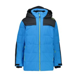 Cmp 30w0184 Long Fix Hood Jacket Azul 5 Years Niño