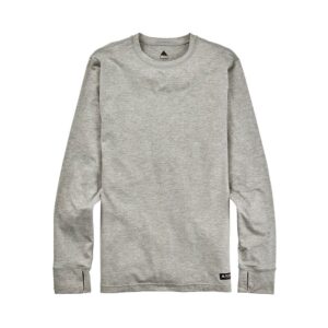 Burton Midweight Crew Long Sleeve Base Layer Gris XL Hombre