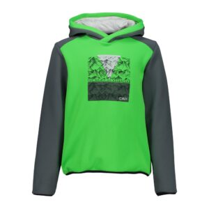 Cmp Fixed 30e2334 Hoodie Verde,Gris 3 Years Niño