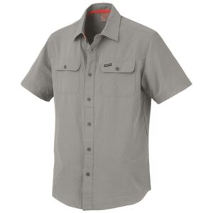Trangoworld Shawar Short Sleeve Shirt Gris S Hombre