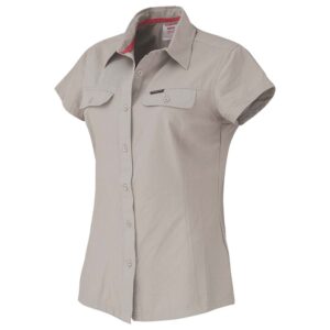 Trangoworld Silkta Short Sleeve Shirt Gris XS Mujer