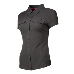 Trangoworld Silkta Short Sleeve Shirt Gris L Mujer