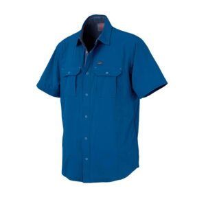 Trangoworld Akirc Short Sleeve Shirt Azul S Hombre