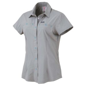 Trangoworld Crika Short Sleeve Shirt Gris XS Mujer